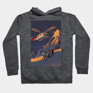 Heliski Sunrise Scenic winterports Hoodie